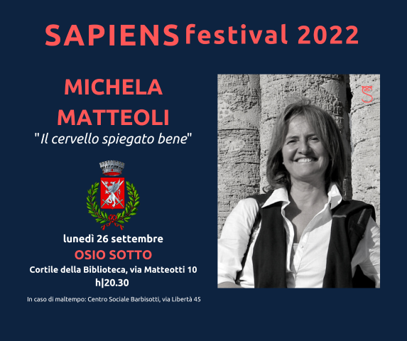 Sapines Festival con Michela Matteoli
